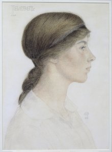 Isabel Margaret Jordan, 1919 (wc a tužka na papíře)
